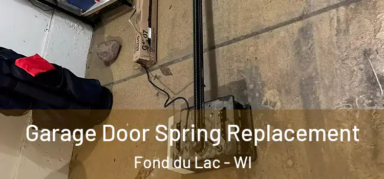  Garage Door Spring Replacement Fond du Lac - WI