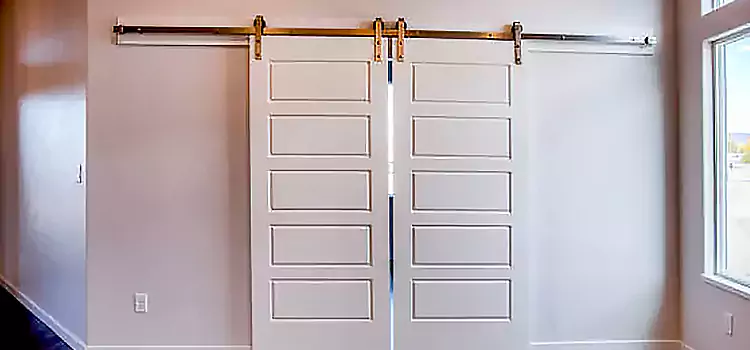 Glass Barn Door with Installation Hardware Kit Fond du Lac