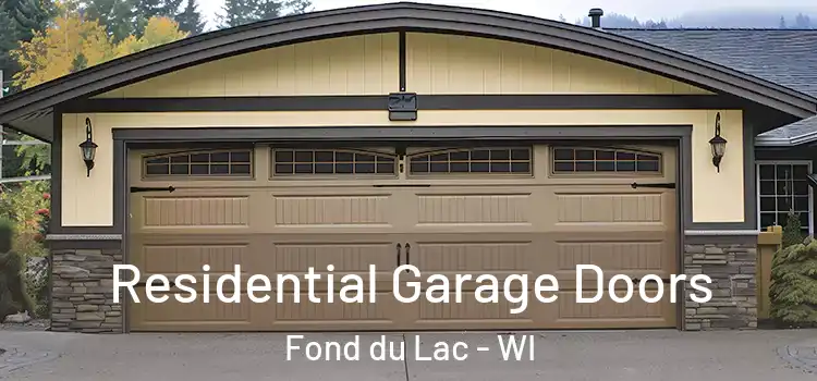  Residential Garage Doors Fond du Lac - WI